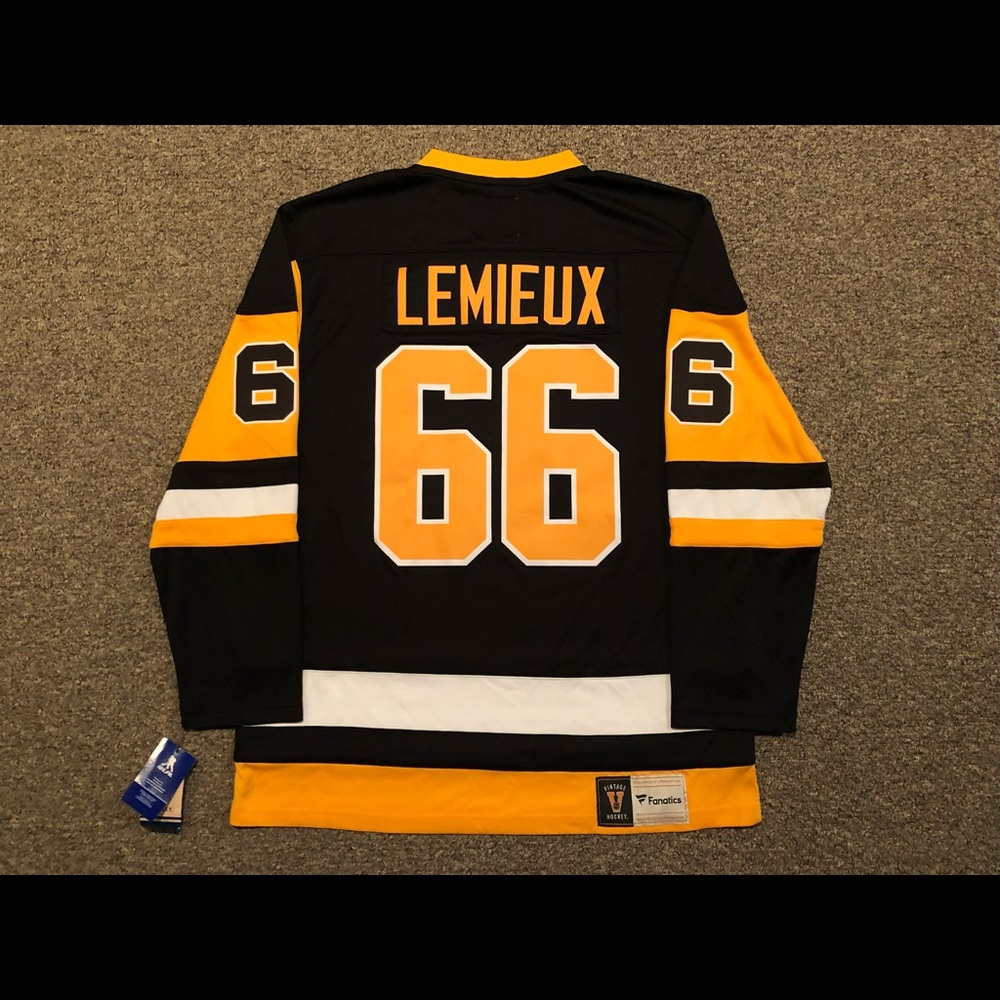 Mario Lemieux - Pittsburgh Penguins - Fanatics Breakaway Jersey sz Large NWT